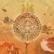 Photo : Illustration based on the Mayan calendar. 2012