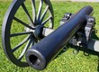 closeup view of a gettysburg cannon