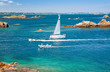 Atlantic seacoast near Ile de Brehat, Brittany
