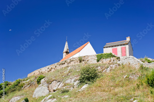 Photo: Chapelle Saint Michel on Ile de Brehat island in Brittany Chapelle Saint Michel on Ile de Brehat island in Brittany