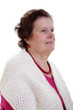 Glückliche Seniorin