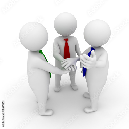 Illustration: Inviting people to join the team Inviting people to join the team