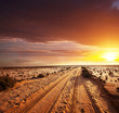 Road in desert