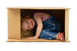 girl inside a Box