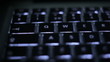 Illuminated keyboard slide