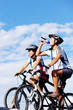 drinking cyclist