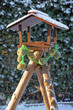 Vogelhaus im Winter
