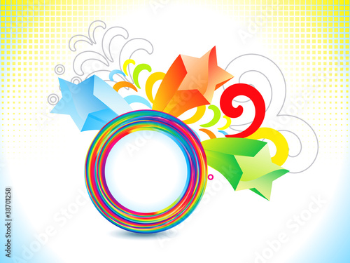 Vector: abstract colorful rainbow explode abstract colorful rainbow explode
