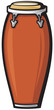 African conga drum