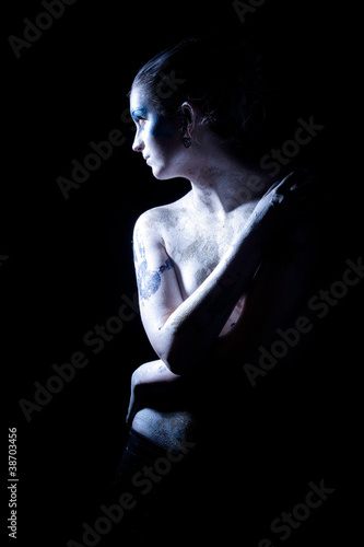 Photo: profile in the dark profile in the dark