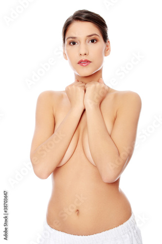 Photo: Beautiful fit topless woman Beautiful fit topless woman