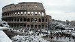 Colosseum 02/04/2012, snow in Rome