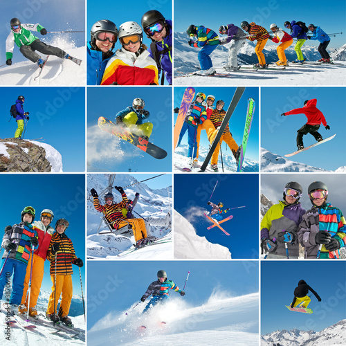 Photo: Collage Ski/Snowboard Collage Ski/Snowboard