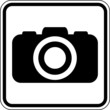 Fotografieren - Kamera - Schild Zeichen Symbol