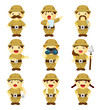 set of Adventurer people