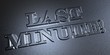 3D Stempel - LAST MINUTE