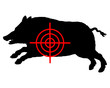 Wildschwein Fadenkreuz
