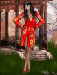 Oriental beauty with kimono