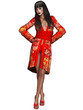 Oriental beauty with kimono