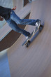 Skate, skate park, glisse, port, planche, jeune, adolescent