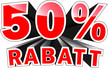 Vektor: 3D Text: 50 % Rabatt 3D Text: 50 % Rabatt