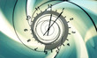 birth of time. hi resolution 3d render.