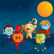 Halloween monster parade