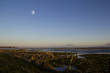 Foto: Landschaft mit Mond Landschaft mit Mond