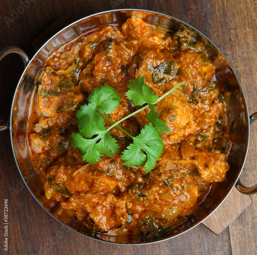 Photo: Indian Chicken Saag Massala Curry Indian Chicken Saag Massala Curry