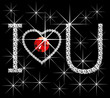 Diamond Words I Love You