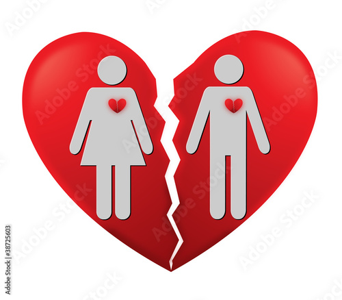 Vector: broken hearts broken hearts