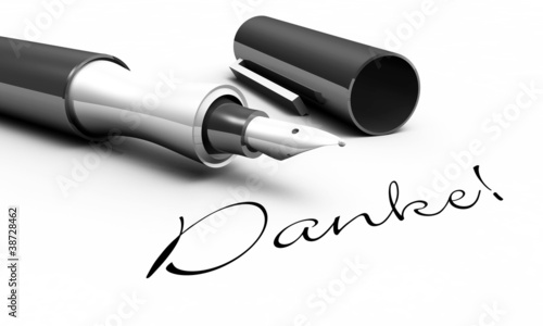 Illustration: Danke! - Stift Konzept Danke! - Stift Konzept
