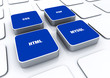 3D Pads Blau - HTML CSS PHP MYSQL 1