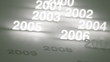 Glowing Numbers Timeline: 2000s and 2010s