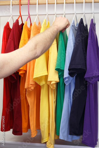 Photo: Choosing a Shirt Choosing a Shirt