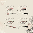 Fashionable make-up and cosmetics