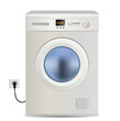 Washing Machine Isolated on White