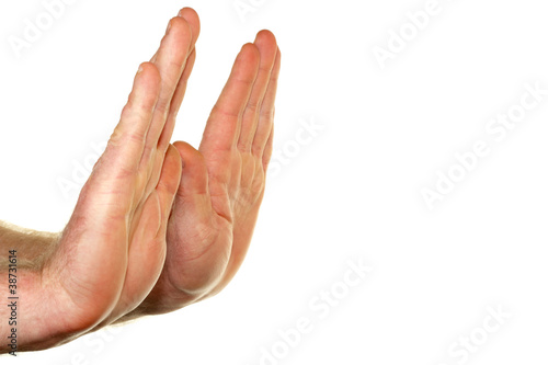 Photo: Hands Refusing Hands Refusing