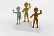 Gold, Silver and Bronze Winners Podium