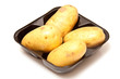 Vivaldi baking potatoes isolated on a white studio background. Vivaldi baking potatoes isolated on a white studio background.
