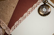 Vintage background with pocketwatch