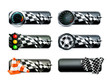 Vektor: Racing banners set Racing banners set