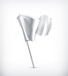 Vector: White flag White flag