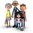 Grandparents with grandchildren