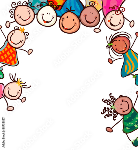 Illustration: kids smiling kids smiling
