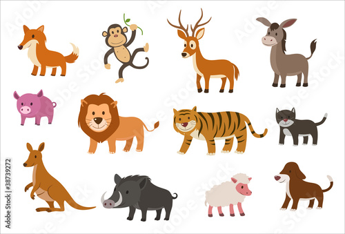 Vector: animal collection animal collection