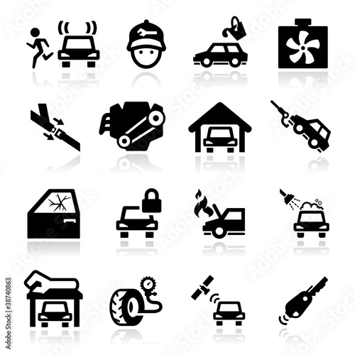 Vector: auto repair Icons set - Elegant series auto repair Icons set - Elegant series