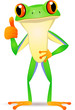 Vektor: Fuy frog cartoon Fuy frog cartoon