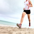 Running legs and shoes Running legs and shoes