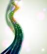 abstract  green  swift line